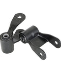 Rear Leaf Spring Shackle Repair Kit 2Pc With Bushing Replacement For Ram Dakota, Heavy Duty Solid Steel Build, black finish