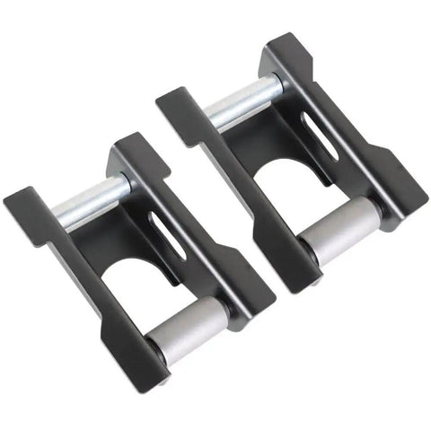 Restore Your Ford Explorer Ride With This Rear Spring Shackle Kit For 1991 To 2002 Models With New Bushings And Bolts For Direct Install And No Drill Needed To Kick Annoying Creaks Away And Bank Serious Cash On Garage Fees. black steel rear spring shackle kit with bushings and bolts