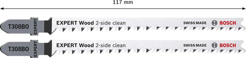 Pro Gear Tear Free Jigsaw Blades T Shank T 308 Bo For Plywood And Solid Wood deliver smooth cuts with tear-free edges.