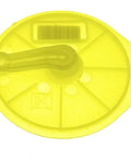 Efficient Tassimo Cleaning Disc For Descaling And Maintenance Fits T20 T40 T65 T85 Coffee Makers Service 621101 No Fuss Easy To Use Inserting And Running The Clean Cycle. Yellow plastic Tassimo service disc, top view