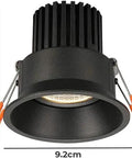 iumLeap Recessed Lighting Housing Trim Kits Balcony Downlight Hotel Shop Recessed Warm White 3000K Ceiling Light Fixture with orange clips