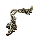 Vintage Zinc Alloy Cabinet Door Handle With Yellow Bronze Finish, Comfortable Grip For Cabinet Doors, Drawers, Dressers, And Furniture Hardware