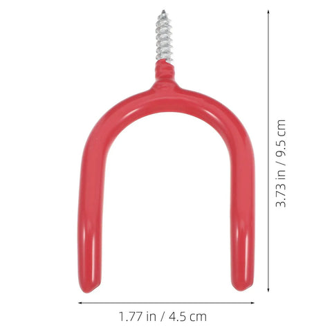 Real Deal Heavy Duty U Shaped Garage Storage Hooks For Shovels And Rakes Vinyl Siding Screw In Metal Wall Mount Hangers Built Tough As Nails To Kick Clutter To The Curb Fast