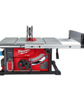Heavy Duty 15 Amp Corded Table Saw Featuring 24.5 Inch Rip Capacity And Brushless Motor with rack and pinion fence system.