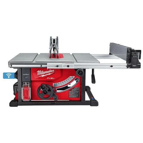 Heavy Duty 15 Amp Corded Table Saw Featuring 24.5 Inch Rip Capacity And Brushless Motor with rack and pinion fence system.