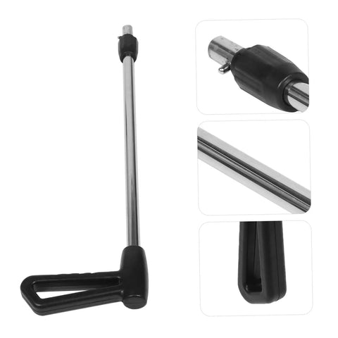 Slick Lightweight Metal Push Handle For Wagons And Trailers Heavy Duty Cart Replacement Featuring Dope Ergonomic Grip And Zero Hassle Mounting For Sweet Daily Hauling