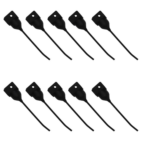 Ten Heavy Duty Hay Rake Teeth Set With Rubber Mounted Teeth For One And Five Eighths Inch Bar Rakes Fits 96R1 Parallel Bar Rakes