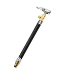 Sick Car Tire Inflator Hose Pump Adapter With Brass Universal External Threads Fits Bikes Electric Rides And Cars Durable Reinforced Rubber Braided Featuring Twist Lock Chuck Design Keeps Air Pressure Locked In Solid Build No Hassle, black braided hose