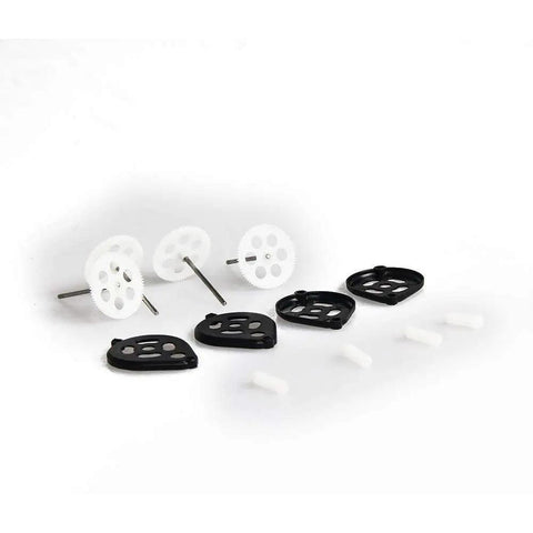 White Replacement Main Gear For Drone Motor Gear Fi Part with black fittings, Composite Construction for LF608 HJ14 S28 Drones