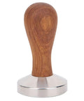 58mm Stainless Steel Coffee Tamper With Wooden Handle Heavy Duty Powder Pressing Tool For Richer Espresso Brew Kitchen And Coffee Shop Supplies