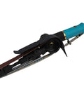 Heavy Duty Pneumatic Air Belt Sander 16000Rpm with 360 Rotating Handle, side view showing sanding belt and grip.