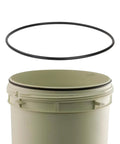 Pool Filter O Ring Replacement For Pentair Clean And Clear Cartridge Filters CC50 CC75 CC100 CC150 CC200 8.98 Inch Inner Diameter 0.275 Inch Thick Tank Clamp O Ring 1 Pack Easy Install And Durable Seal black O-ring on filter tank