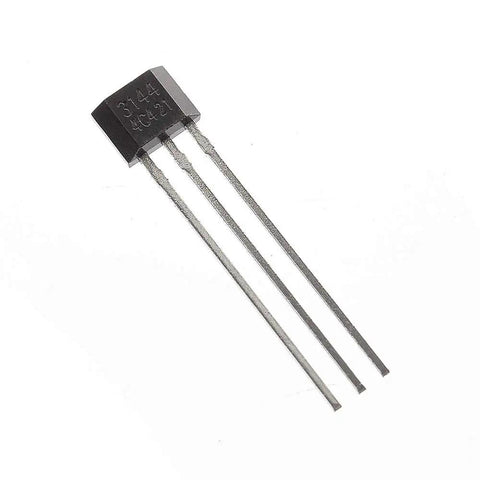 Ten Pcs A3144 Hall Effect Sensor Magnetic Detector Three Pin Switch, compact size, robust build for auto repair jobs.
