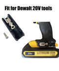 Level Up Your Daily Grind With This New Slick Two Pack Bit Holder Adapter Set That Gets The Job Done Fast On 20V Max Impact Drivers And Heavy Drills, showing a bit holder adapter for 20V tools.