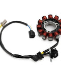Performance Alternator Stator Gasket Kit Fits Honda CRF250R CRF 250 2022 2023 2024 Works On 12V Without Added Relay Including Cross Parts 396141 582281 582880 582787 For Tiller Remote Housing Perfect Plug In Your Rig Swaps. stator coil with wiring harness and connector
