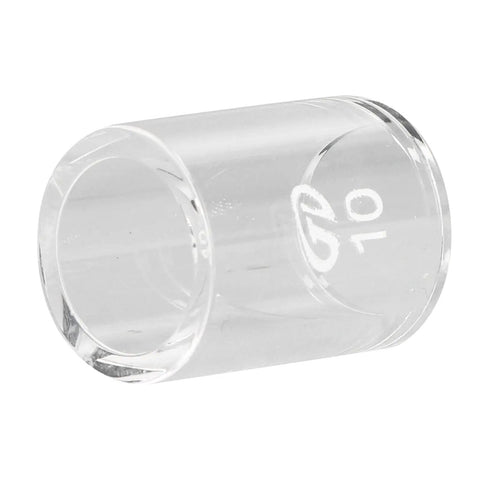 Ultimate Welding Glass Cup Set Fits WP 20 25 17 18 26 Tig Models glass cup close-up showing clear borosilicate material.