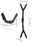 Six Pack Built Tough Hard Hat Chin Straps 22 Inch Adjustable Universal Polyester Harness with sturdy clips and padding.