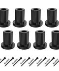 Sliding Barn Door Track Spacer 1-3/4 Inch Replacement Assemblies Connecting Kit Adjustable Carbon Steel Connectors, Pack of 8