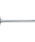 Side view of 2 Inch Nylon Sealed Garage Door Rollers With 6200ZZ Beefed Up Performance Bearings, 7 Inch Stem, single roller.
