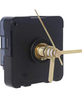 Battery Operated Quartz Wall Clock Movement Kit with Hands Replacement for DIY Clock Repair, Easy Install