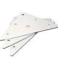 Heavy Duty Stainless Steel Flat Angle Connector Set With Brackets And Screws Included All In One Indoor Assembly Kit for Durable Fastening