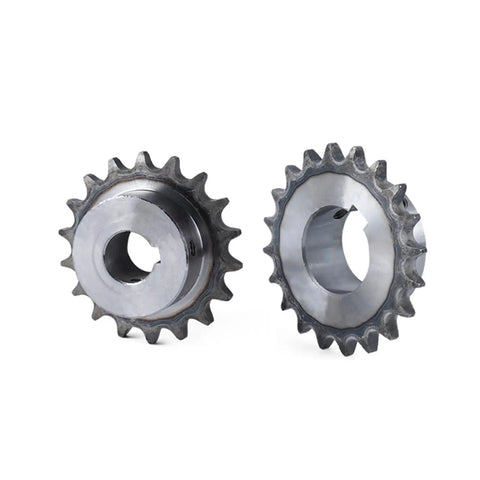 Heavy Duty Industrial Drive Sprocket Wheel Made From Tough Steel Chain Gear With Smooth Bore Sizes Ranging 10 To 40mm, pair of sprockets.