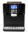 No Doubt This Smooth Operator Electric Coffee Machine Delivers Killer Milk Froth For Rich Cappuccino Drinks Featuring Removable Water Tank And Zero Hassle Daily Cleanup, black design, digital display.