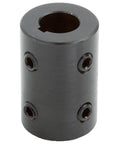 Rigid Shaft Coupling For Torque Transmission With 15Mm Bore, 31Mm Outside Diameter, 50Mm Length, Black Oxide Plated Mild Steel