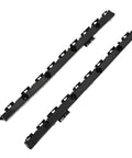Rear Bumper Bracket Set For Chrysler 300 2011 Through 2023 Replacement Mounting Support Brackets, black ABS plastic