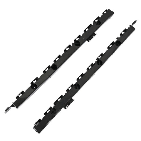 Rear Bumper Bracket Set For Chrysler 300 2011 Through 2023 Replacement Mounting Support Brackets, black ABS plastic
