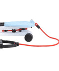 Quiet Waist Twisting Machine For Home Workouts With Rope And High Load Capacity Disc in blue with red resistance handle