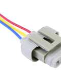 Heavy Duty Automobile Voltage Regulator Connector Wire Harness featuring multi-colored wires for direct car electrical upgrades.