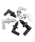 Tough As Nails Carbon Steel Telescopic Spring Indexing Pin With L Handle Knob assortment showing various sizes and finishes.