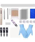 Components of Windshield Repair Kit For Chips And Cracks Easy Application Glass Crack Repair Tool For Automotive Use