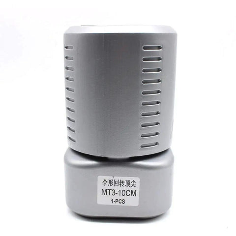 Bull Nose Live Center For Lathe MT3 Morse Taper 75 Degree Hollow Turning Alloy Steel with 100mm diameter and 152.4mm length.