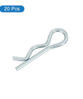 Heavy Duty 1 Mm By 17 Mm Cotter Pins Spring Fasteners Hairpin Retaining Pins R Clip Kit For Bolts And Pins In Metalwork And Equipment Applications 20 Pcs Galvanized Carbon Steel Silver Tone Uxcell