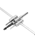 Heavy Duty Adjustable Twist Hole Saw Kit With HSS Knives For Drilling Custom Circles In Cork MDF And Hardwood Up To Seven Inches Wide Plus Four Inch Depth Cut Perfect For Serious DIY Garage Projects, adjustable HSS cutter