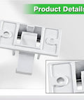 RV Awning Mounting Bracket Replacement Kit for Bottom Arm Heavy Duty Steel and Aluminum Construction Replaces Cracked