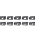APGT1604PDFR-G2-MA APMT1604 Aluminum Milling Inserts With High Grip, Carbide, CNC Machining, 10 Pack, top view