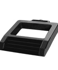 Beefy Rubber Pallet Jack Chock For Heavy Duty Stabilization Non Slip Wheel Stopper, 14.2 x 11.4 x 2 in, black rubber