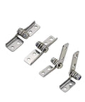 Torque hinge set: five 304 stainless steel damping hinges with mounting brackets