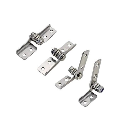 Torque hinge set: five 304 stainless steel damping hinges with mounting brackets