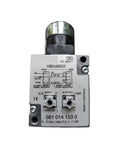 Front view of ZGHQHCDRH electric proportional valve 561 014 153 0 with metal body and dual bottom electrical connectors