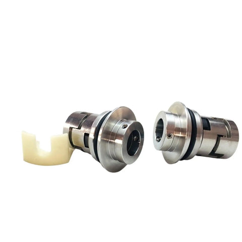 Beefy Heavy Duty Cartridge Mechanical Seals For CR32 CR45 CR64 CR90 Pumps 22mm Fit HQQE Material Durable Replacement Seals To Keep Your Pump Rolling And Deliver Solid Performance. silver cartridge mechanical seals with O-rings