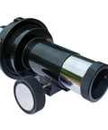 Sturdy Plastic Telescope Focuser With Steel Shaft For Newtonian Reflectors, 1.25 Inch Eyepiece Holder, Black 67mm, side view