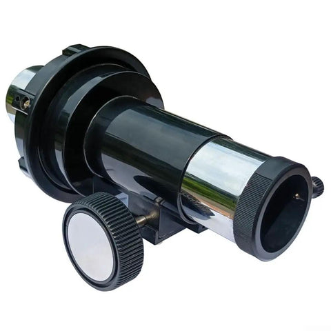 Sturdy Plastic Telescope Focuser With Steel Shaft For Newtonian Reflectors, 1.25 Inch Eyepiece Holder, Black 67mm, side view