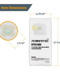 Dimensions of Three Pack Vacuum Bags for AstroVac and VacuMaid Replacement Dust Bags and Filter Bags for Central Vacuum Systems