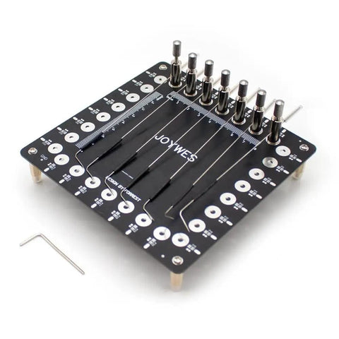Pro Grade Adjustable Probe Data Repair Tool For PCB Testing And Debugging, black test kit with multiple connectors