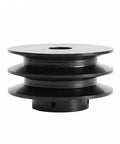 Beefy Cast Iron V Belt Pulley For Electric Motors, Single Groove Sheave, 0.875 Inch Bore, Heavy Duty Power Transmission For Industrial Machines, Reliable Torque Carrier And Long Life Replacement Part