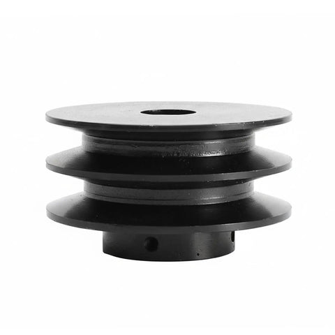 Beefy Cast Iron V Belt Pulley For Electric Motors, Single Groove Sheave, 0.875 Inch Bore, Heavy Duty Power Transmission For Industrial Machines, Reliable Torque Carrier And Long Life Replacement Part